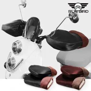 런버드 오토바이 손토시 겨울 인조가죽 핸들토시