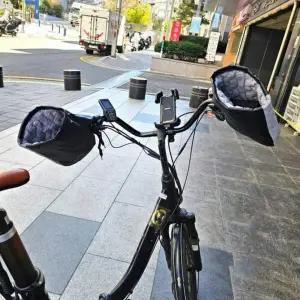 오토바이 핸들커버 겨울 장갑 라이더