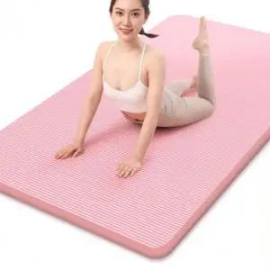 핑크 매트 두꺼운 10mm 헬스 운동 고무