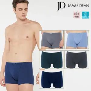 명품속옷  제임스딘 베이직 면 스판 데오드란트 드로즈 사각팬티 6종세트