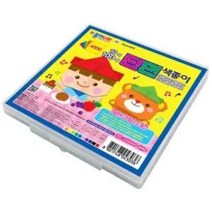 단면 양면 무늬색종이-케이스 단면 양면 무늬