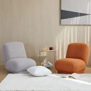 베스트리빙 몽블 양털 부클레 패브릭 안락 1인용 좌식 소파/쇼파