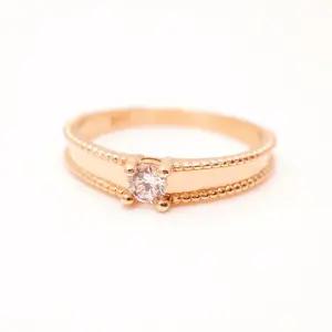 14k 솔리테어드 밀그레인 반지 OPDJR7983