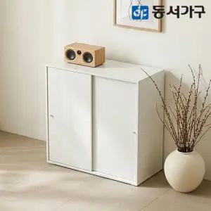 동서가구 아몬 E0 슬라이딩 수납장 800 2단 2도어 DF645868