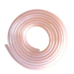 실리콘 긴 빨대 다회용 교체용 대형 스트로 투명 호스