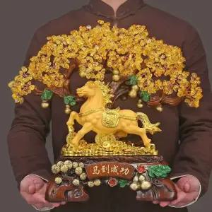 금전수 세발 돈 나무 인테리어 분할 들어오는 황금 골드