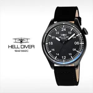 [헬다이버][한국본사정품] SB2C-7100BB 가죽밴드 남성시계