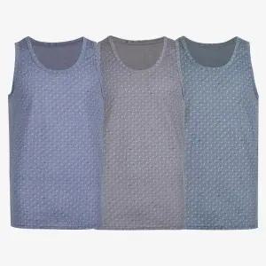 [파파브로]남성 도형패턴 깔끔한 런닝 이너웨어 3팩 HW UW 6026_P417498101