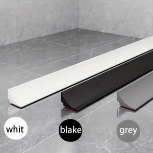 1PC 2M78.74in 실리콘 욕실 워터 스토퍼 물 유지 스트립 구부릴 수 도어 세탁기 샤워 댐 배리어