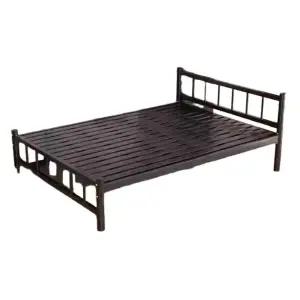 높은 다리 평상형 프레임 철제 헤드 기숙사 침대