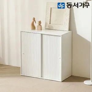 [동서가구]아몬 E0 템바보드 슬라이딩 수납장 800 2도어 DF645872