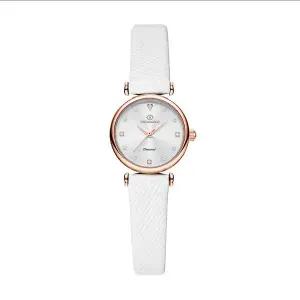 [디유아모르][본사정품] 디유아모르 DAW3202L-WH 가죽 여성시계