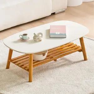 타원 거실 선반테이블 접이식 좌탁 900 A형 미니탁자