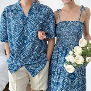 비치 티셔츠 남자 여자 커플티 바캉스 여름옷