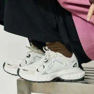 CCS7DC0여성용 트렌디 메쉬 통굽 어글리 스니커즈 데일리 신발