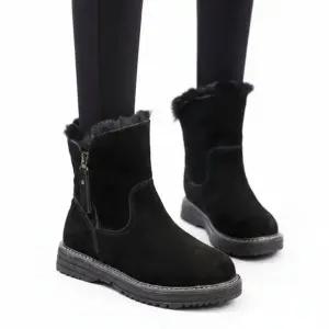 CCS7DC7여성 겨울 데일리 따뜻한 스웨이드 앵클부츠