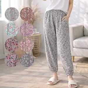 [모든GO]인견 9부바지 여름 쿨링팬츠 밴딩 주머니 시보리 홈웨어 이지웨어