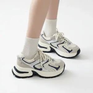 |CCS7DC1|여성 메탈 통굽 어글리 운동화 패션 스니커즈