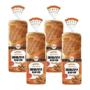 [롯데제과]롯데 기린 통밀식빵 500gx4개