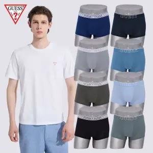 [게스언더웨어][신세계단독] 게스(GUESS) 에어로쿨 메쉬 드로즈 8종+ 티셔츠1종 패키지