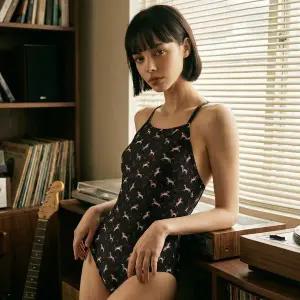 [엘르] 홀스 패턴 블랙 수영복 ELF Z102K_P417522723