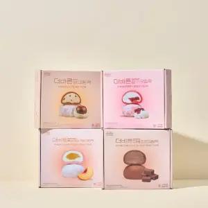 [더바른떡] 크림떡 4종 1택 (파베초코/딸기/복숭아/밤)