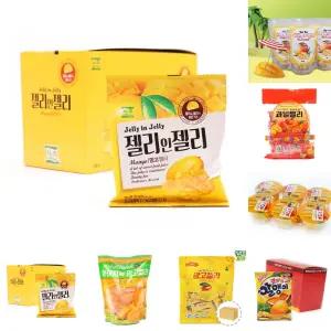 서주 젤리인젤리 망고 23g(1타 12개입)/유치원/간식/답례품/단체/휴대용/소풍/피크닉/체육대회/운동회/학교