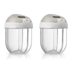 유미 아기 분유 케이스 보관용 외출 준비물 오트밀 X2