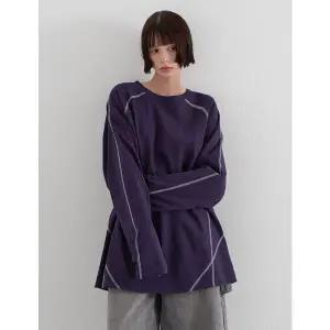 [공구우먼] [제작] 킥컬러 가이루빠 루즈핏 티셔츠 86558 빅사이즈 여성의류