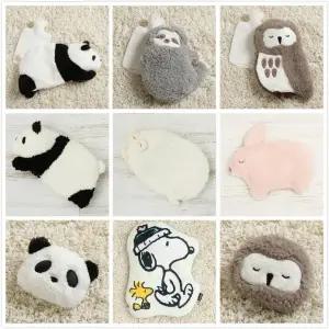 보온 물주머니 접시형 디자인 보온용 패드 고슴도치 커버