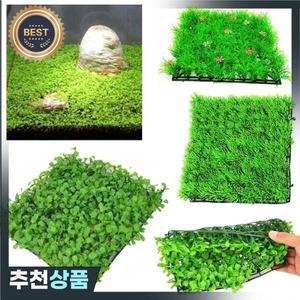 인공 녹색 잔디 식물 수생 수족관 물고기 탱크 장식 가짜 이끼 장식품 용품