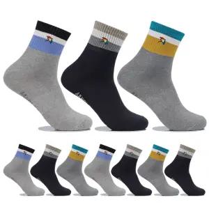 [아놀드파마]아놀드파마 뒤틀림방지 남자캐주얼양말 중목 10켤레 MSP003