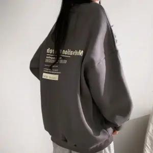 기모 레터링 긴팔티 여유로운 포근한 여유핏 겨울 체형커버 레터링 맨투맨 티셔츠 오버핏 겨울 기모