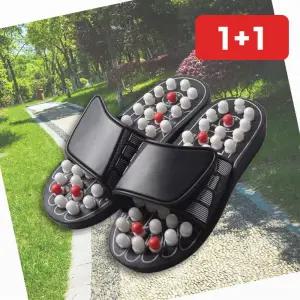 지압슬리퍼 지디 지압슬리퍼 지압실내화 붓기실내화 (1+1)