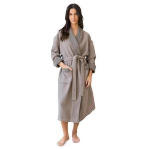 [미국배송] 포근한 흙 와플 목욕 가운 - 주머니가 있는 가벼운 스파 대나무 블렌드의 비스코스 40%