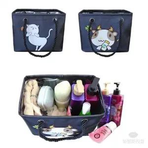 뷰레이터닷컴 애니메이션 물빠지는 목욕가방 스파백 사우나 목욕탕 샤워 물빠짐 가방