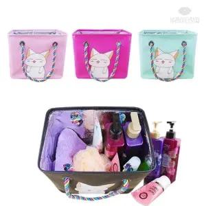 뷰레이터닷컴 행복한고양이 물빠지는 목욕가방 스파백 사우나 목욕탕 샤워 물빠짐 가방