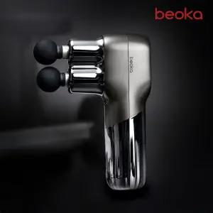 F5 듀얼 헤드 액션 무선 마사지 건 / 안마기 허리 목 승모근 어깨 마사지기