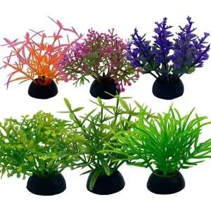 DD 12689 미니 어항 수족관 6종 인공 장식 수초