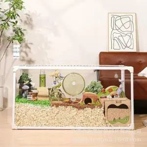 프리미엄 아크릴 햄스터 도마뱀 개구리 케이지 리빙박스 80 120cm 하우스 100cm