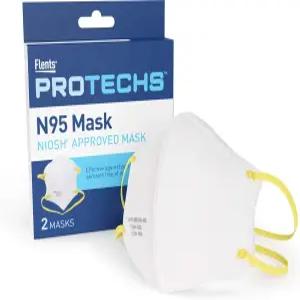 플렌츠 프로텍스 마스크 일회용 고글과 잘 어울리며 2 카운트