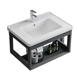 이동식세면대 배수구 수도꼭지 5cm세면대실버다리 가정용 손세탁 실