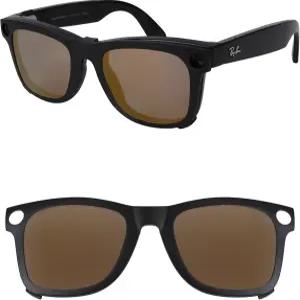 남성 여성용 레이밴 메타 웨이퍼 RW4006 및 2세대 RW4012 50-22용 HILEEN 편광 외부 마운트 클립온 -