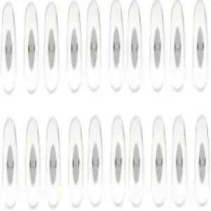 레이밴 RB3526 RB4071 RB6335 RB6375 RB7186 안경 코 패드 미끄럼 방지 교체 실버에 호환되는