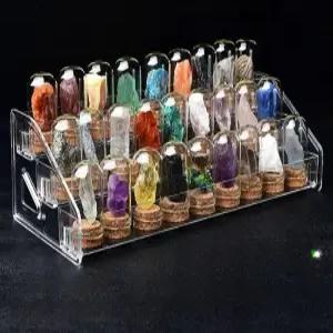 광물 표본 54종 암석보관함 크리스탈 광석 원석 스톤 지질학 교육 관찰 보석 천연