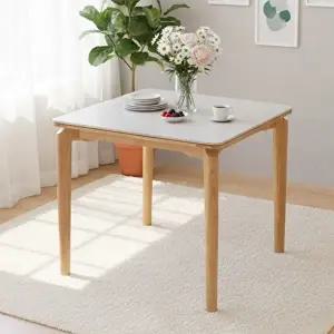 [텐스페이스]보루네오 라운딩AA 세라믹식탁 800테이블 단독 BTR6025R (착불)