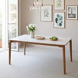 [텐스페이스]보루네오 라운딩AA 세라믹식탁 1800테이블 단독 BTR6027R (착불)