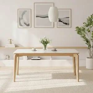 [텐스페이스]보루네오 조금낮은 1400식탁 4인책상테이블 단독 BTR6034R (착불)