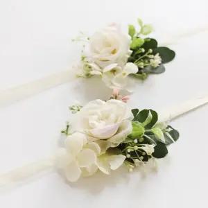 촬영 스냅 소품 셀프 웨딩 팔찌 추천템 꽃 팔찌 브라이덜샤워 웨딩 스몰 인기 플라워