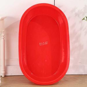 대야 초대형 심화 레드 플라스틱 세면대 95x60x20cm